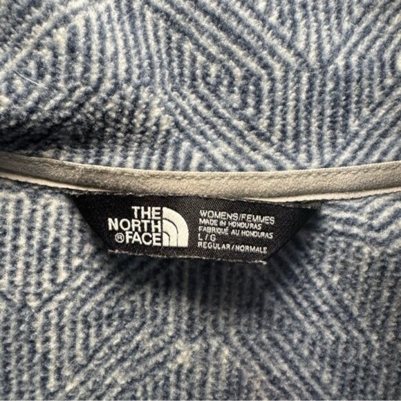 The North Face 1/4 Zip Denali Fleece Long Sleeve Pullover Women’s size Large - Picture 9 of 13